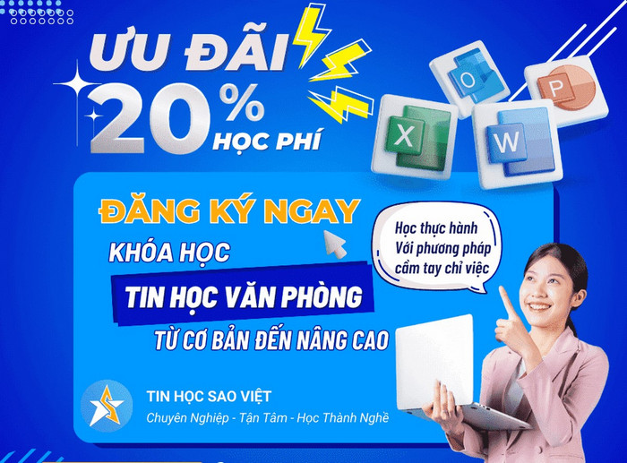 Khóa học tin học văn phòng